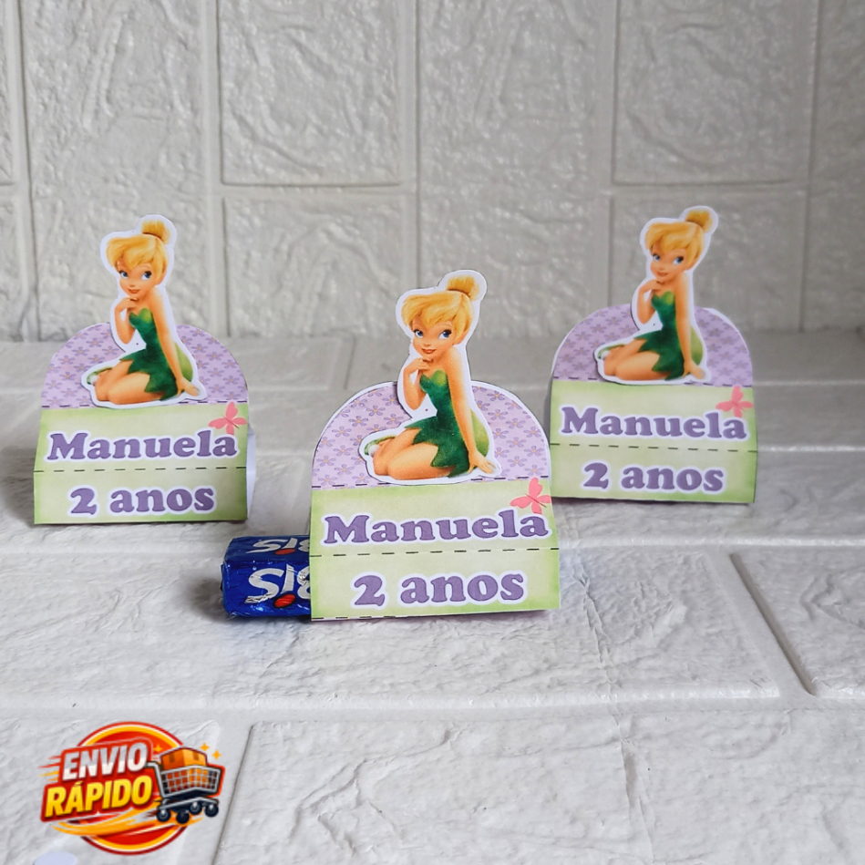 Porta Bis Duplo Sininho  Personalizado| Lembrancinha| Festa Infantil/aniversário/mesversário