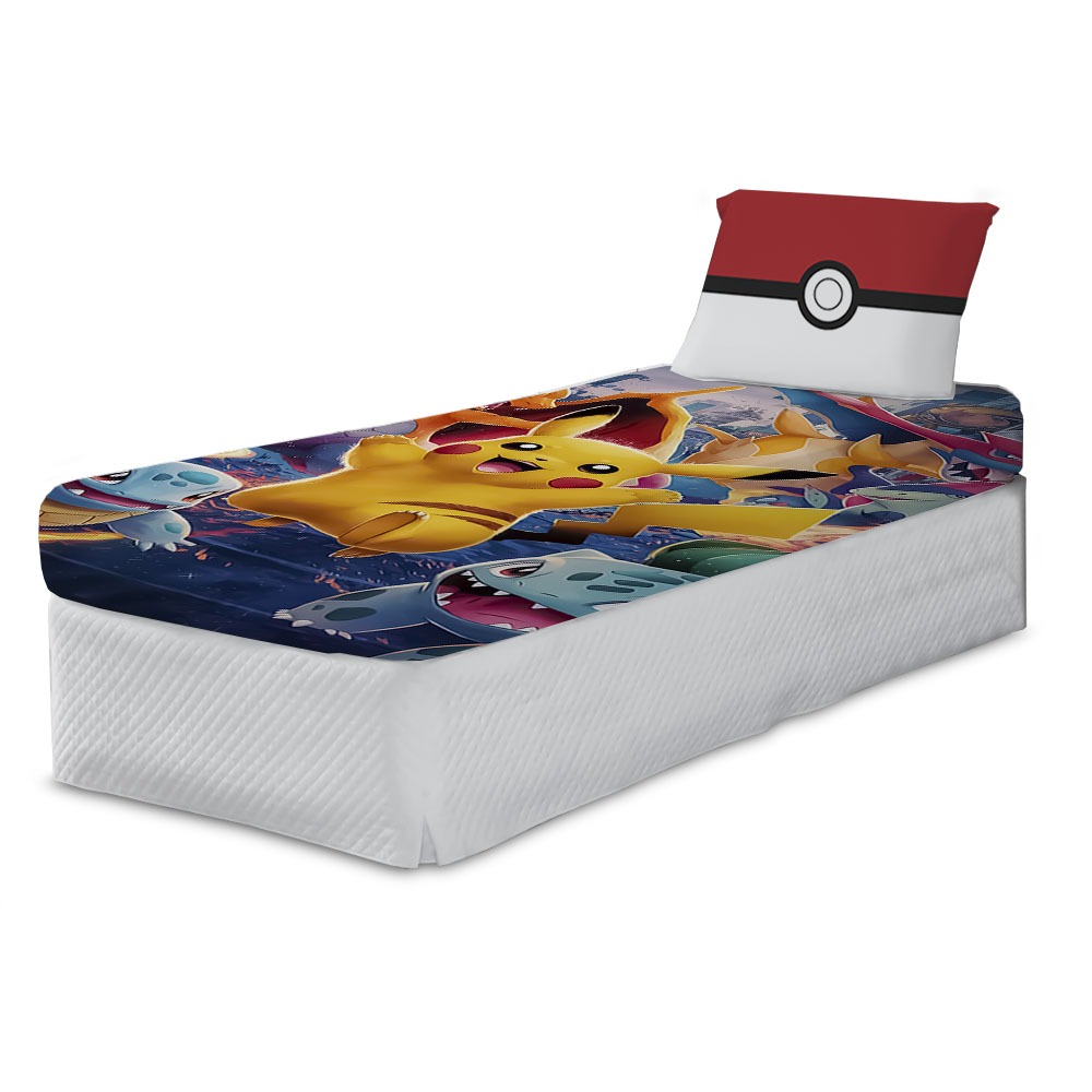 Jogo De Cama Choque Do Trovão Lençol E Fronha Menino Jogo De Cama Choque Do Trovão Lençol E Fronha Menino Vest Facil