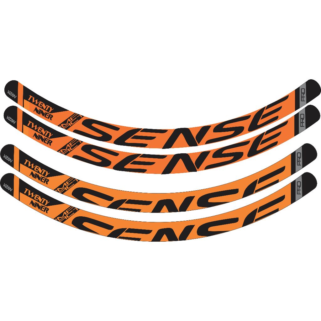 08 Adesivo Compatível Roda Bike 29 Sense Impact Pro 2018