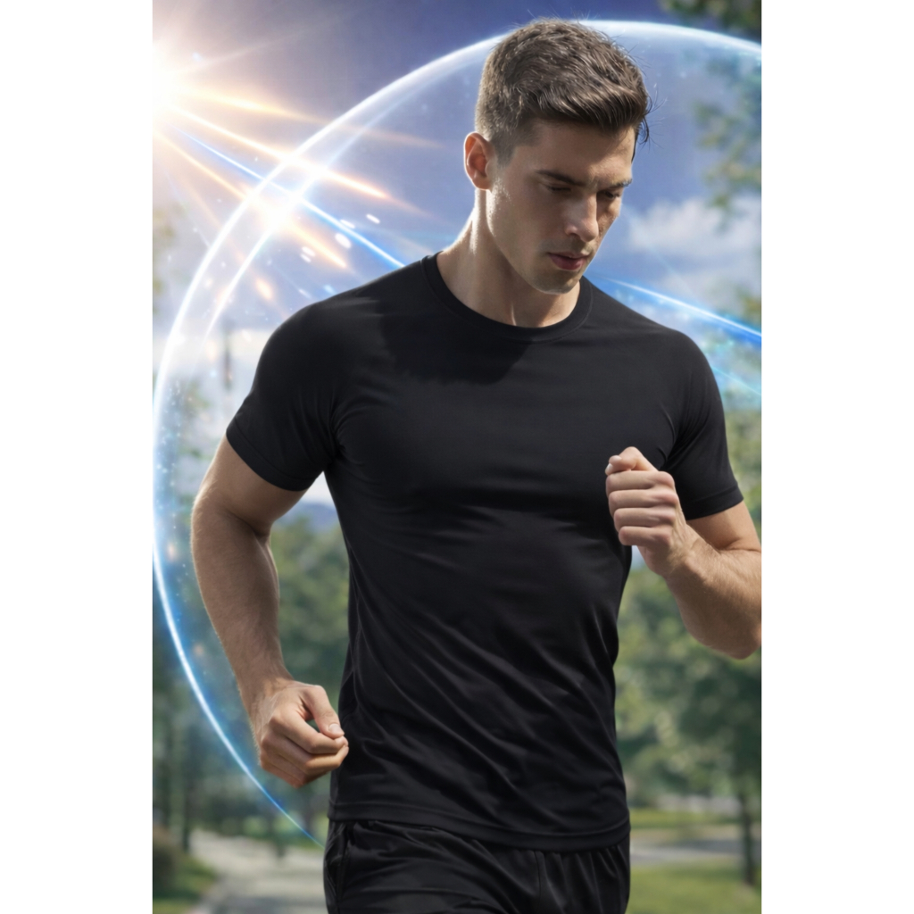 Camiseta Masculina Dry Fit Academia Corrida Treino Fitness Rápida Secagem Anti Odor