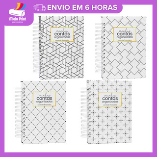 Planner Financeiro A5 Capa Dura 160 Páginas Controle de Gastos (MioloPrint2)