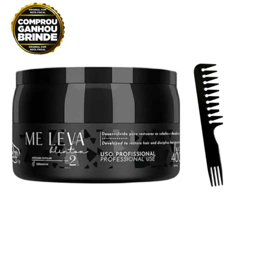 Ztox Mascara Zap Blintox Me Leva Alisamento Antifriz Profissional 400gr - Lançamento