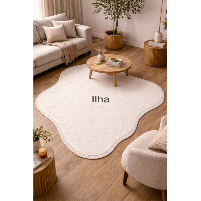 Tapete Andurá orgânic                                                    100% algodão em Oferta na Shopee