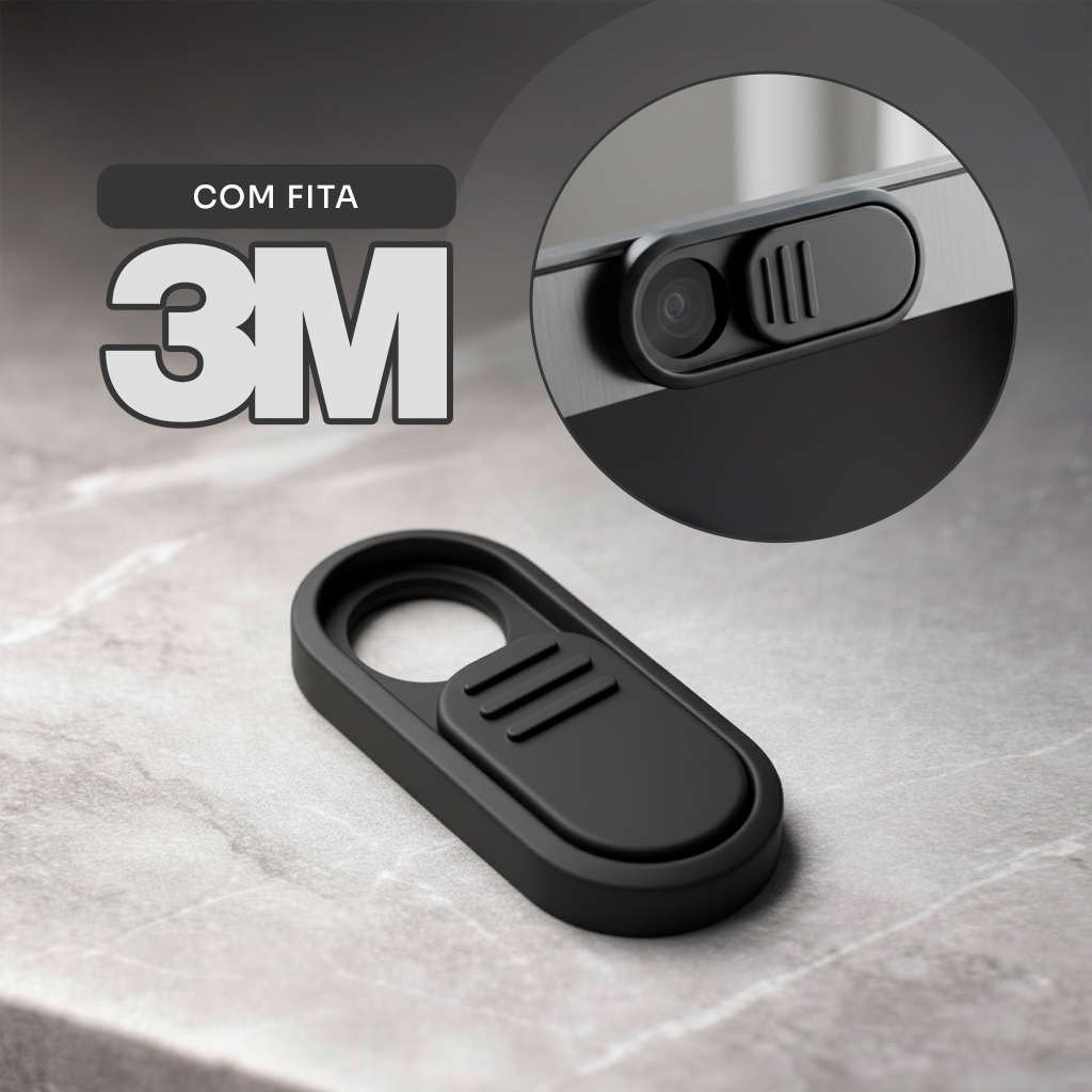 Protetor Tampa Câmera Webcam Anti-espião Notbook Celular Tablet