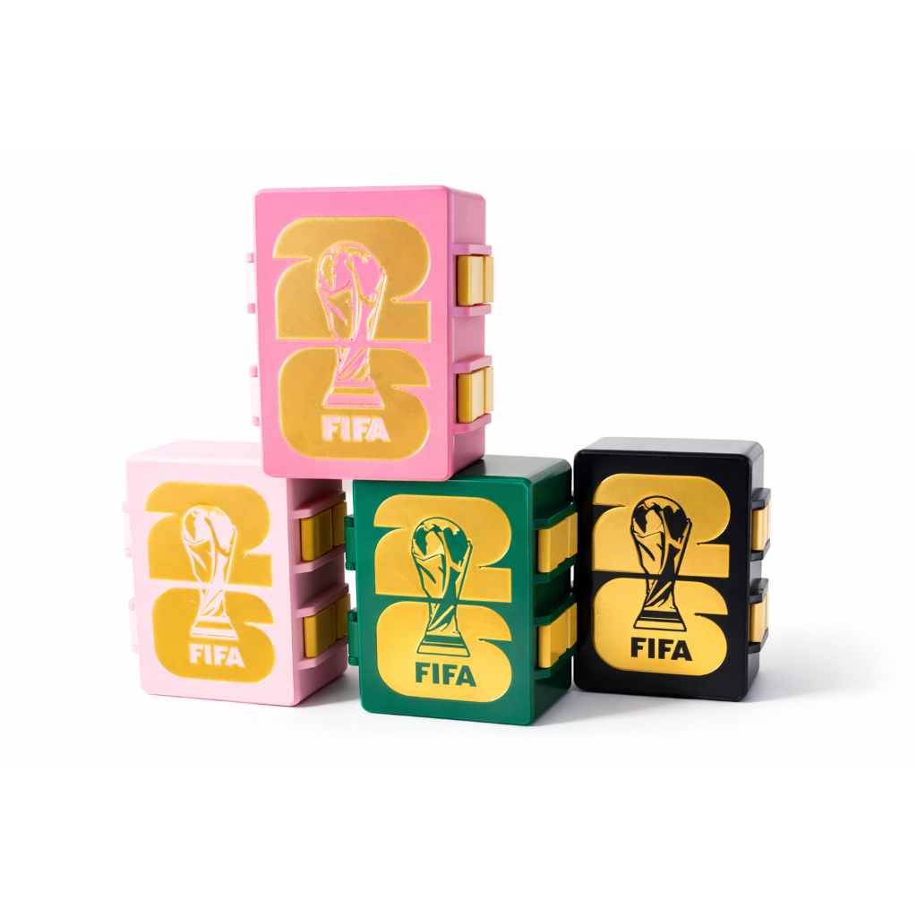 Porta Figurinhas Copa do Mundo 2026 - Estojo para Guardar Figurinhas - Organizador Album Caixa Para Figurinhas Futebol