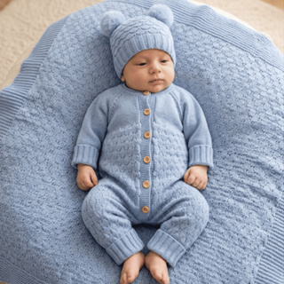 Saída Maternidade Menino Menina Jumper Fofão Macacão com Manta e Touca Kit 3 peças em Oferta na Shopee