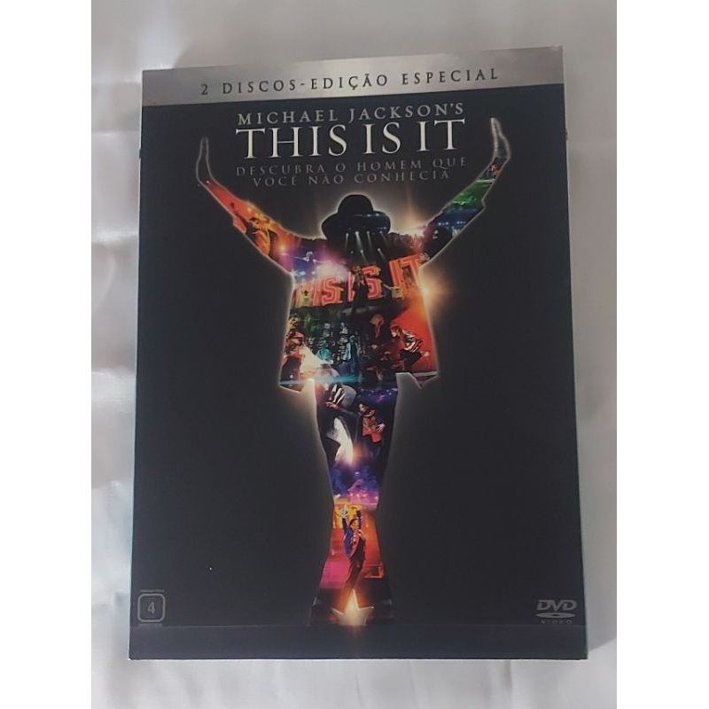 Dvd duplo Michael Jackson's this is it com luva original