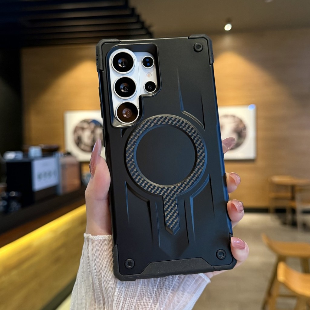 Capa magnética blindada e resistente a impactos para Samsung Galaxy A37 A56 A55