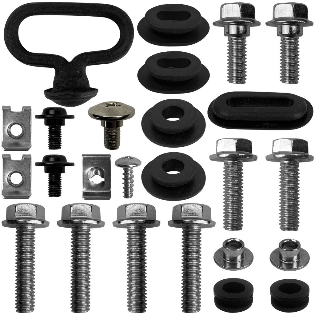 Kit Parafuso Fixação Carenagem Titan 125 2000 2001 2002 2003 2004 Fan 125 2005 2006 2007 2008 Borrachas Presilhas Buchas