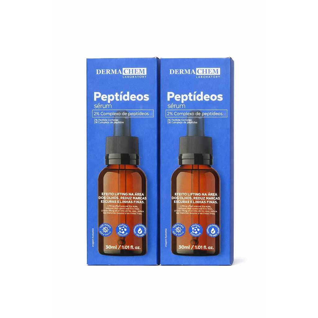 Sérum Dermachem Peptídeos - Efeito Lifting, Redução de Olheiras e Linhas Finas