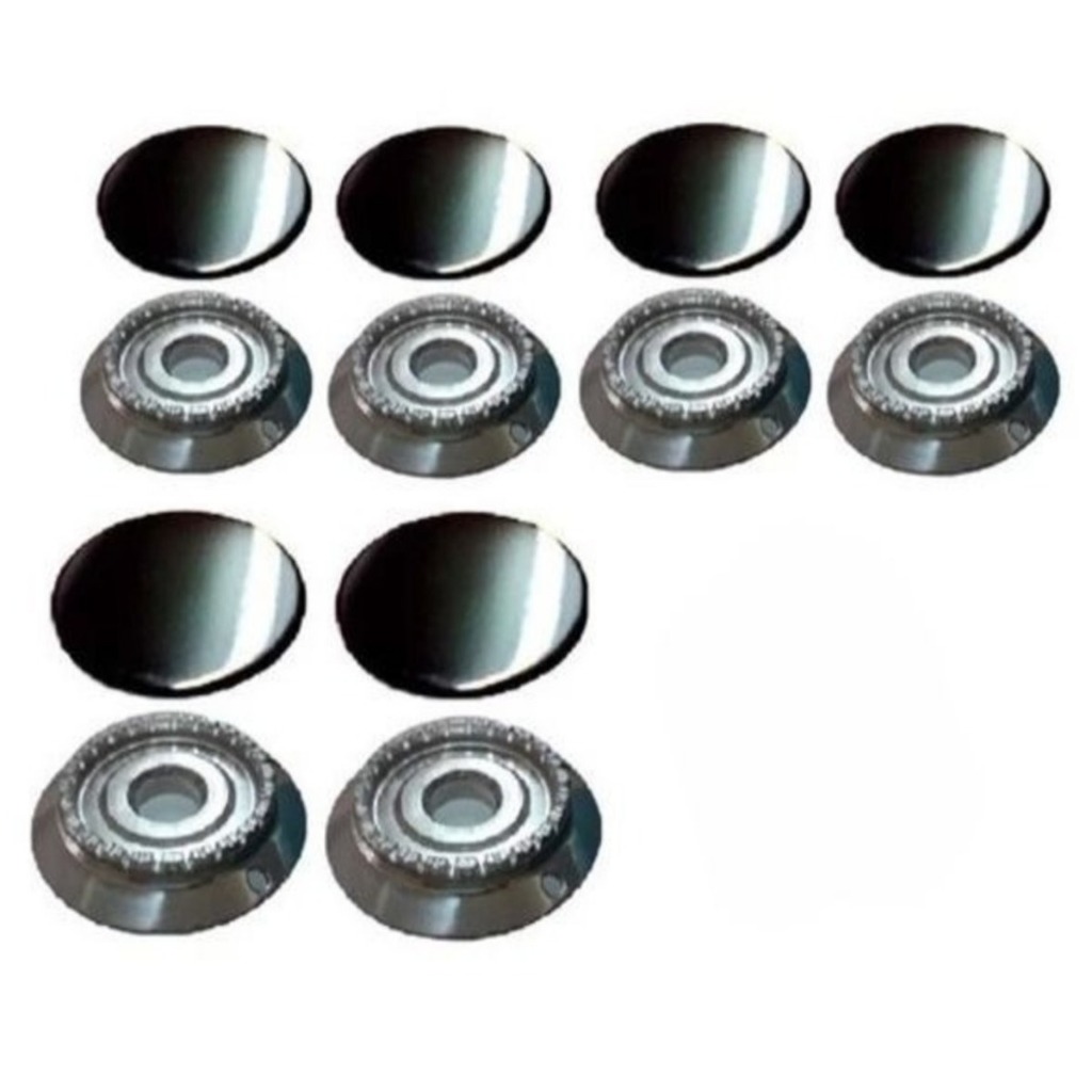 Kit Bacia + Espalhador Fogão Mabe GE Dako Continental 6 Bocas (Com acendedor automático) Original