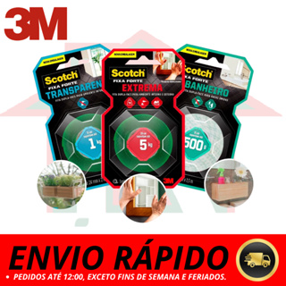 Fita Dupla Face 3M Original Extrema Fixa Forte  24X2 19X2 12X2 Fixa Quadro Espelhos em Oferta na Shopee