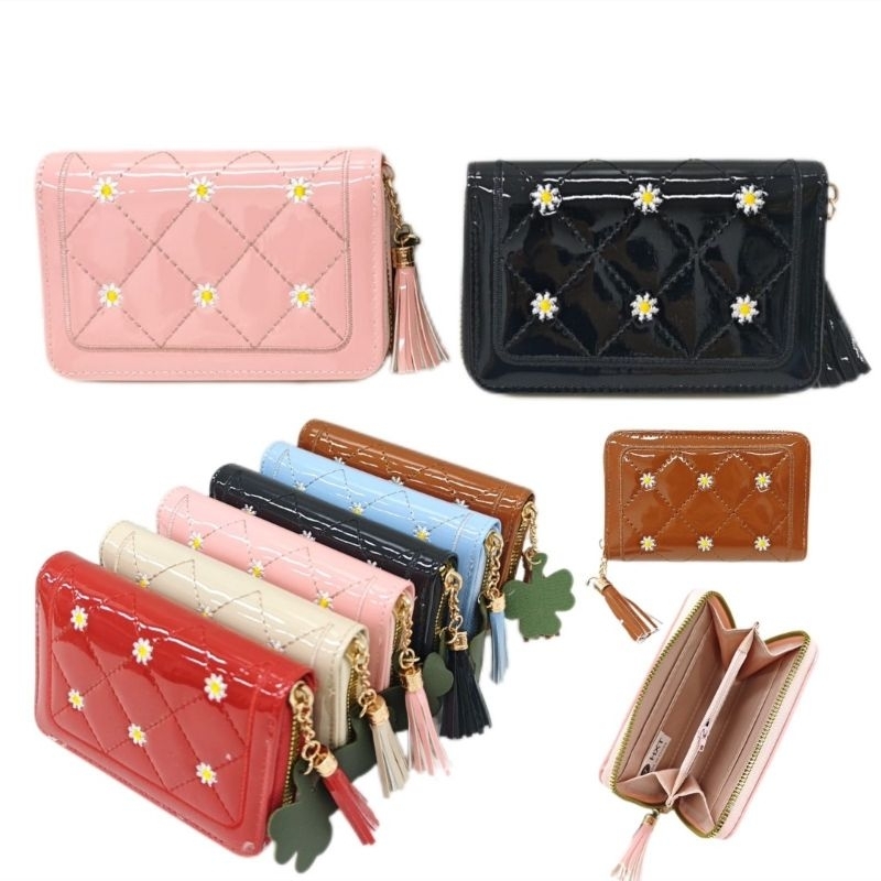 Novo com margarida Carteira feminina estampada 8028/8550