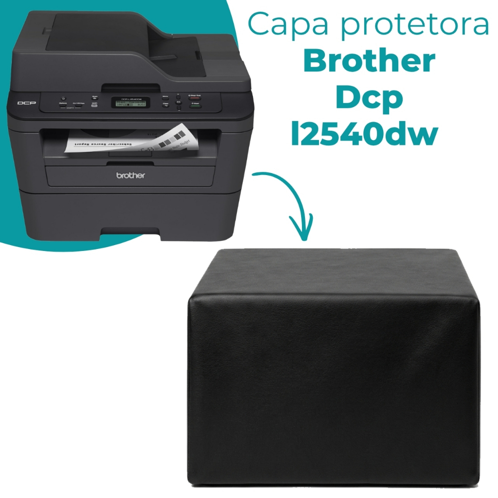 Capa Impressora Brother Dcp-l2540dw Impermeavel Reforçada Anti Poeira Raios UV Água