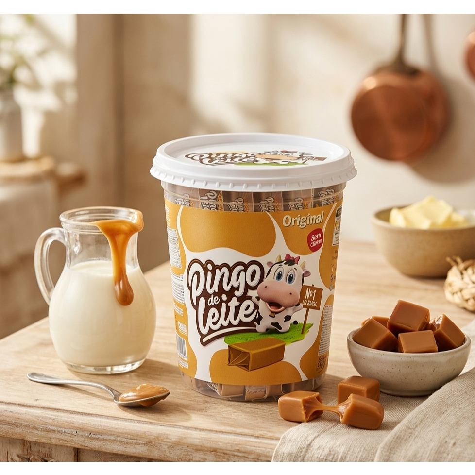 Pingo De Leite Original Jazam 500gr Pote em Oferta na Shopee