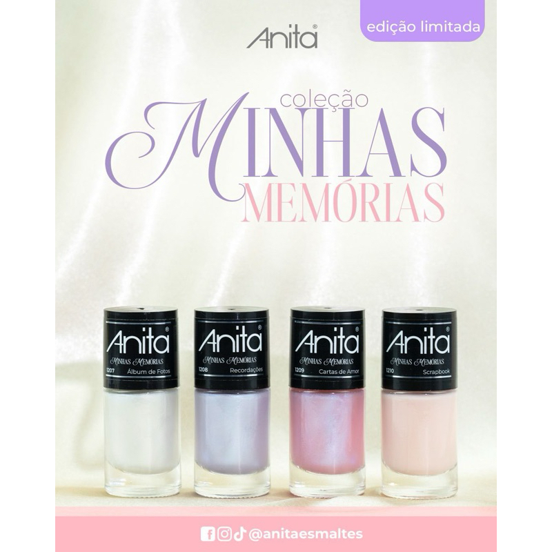 Esmalte Anita Coleção Minhas Memórias Edição Limitada