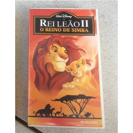 Fita Vhs - O Rei Leão 2 - O Reino De Simba - Original fita roxa