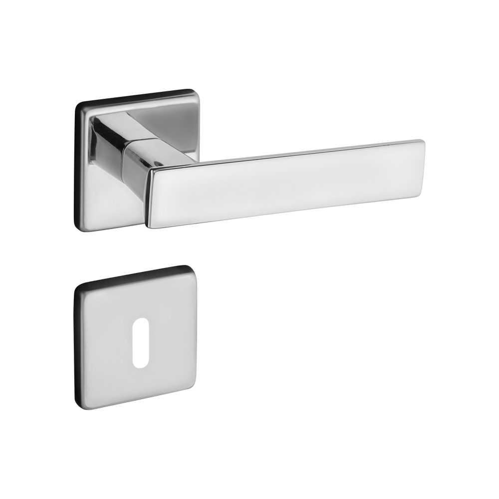Fechadura Pado Porta Externa Quadra 701-80 Cromado Pado