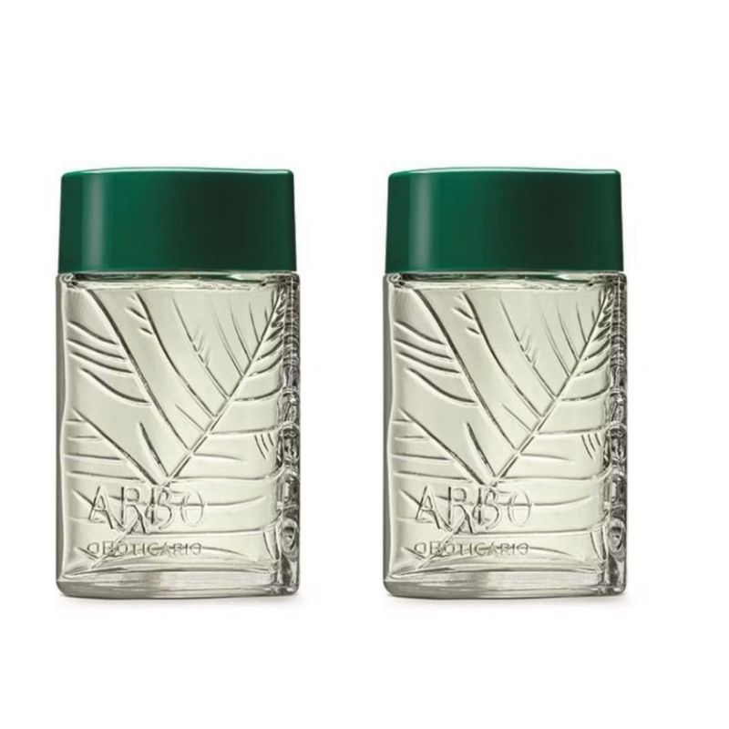 Perfume de Fragancia Fresca e Herbal - 100ml 2 unidades Masculino Essencia Arbo Tradicional