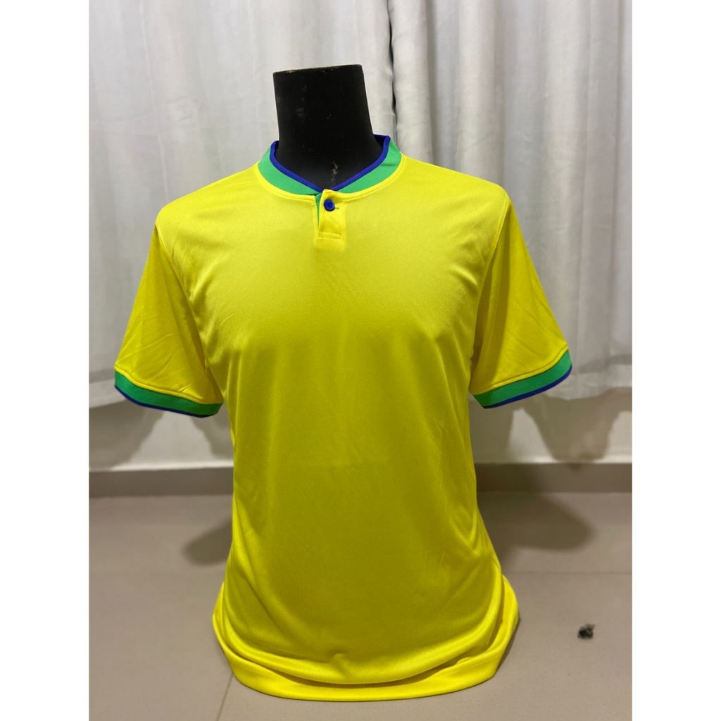 Camiseta do Brasil Masculina Amarela