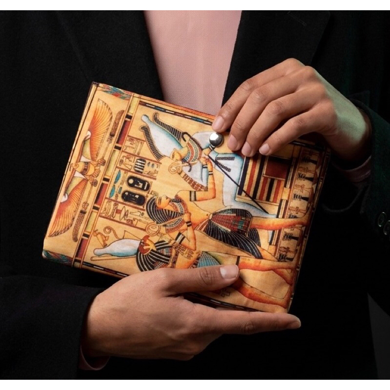 bolsa de mão, clutch Egito antigo estilo, necessaire, porta trecos e maquiagem