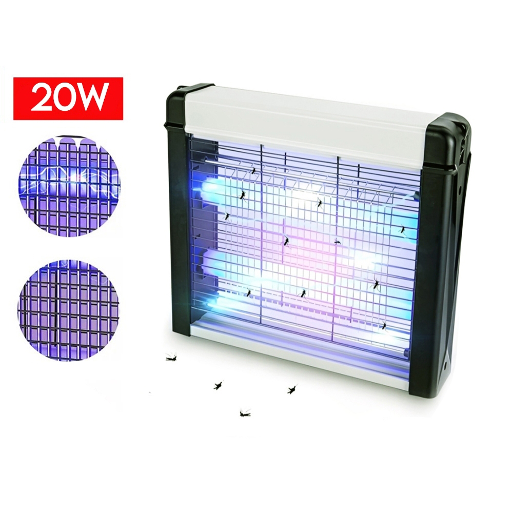 Luminária Lâmpada Elétrica Mata Mosquito Mosca 20W 110V / 220V Com Luz UV