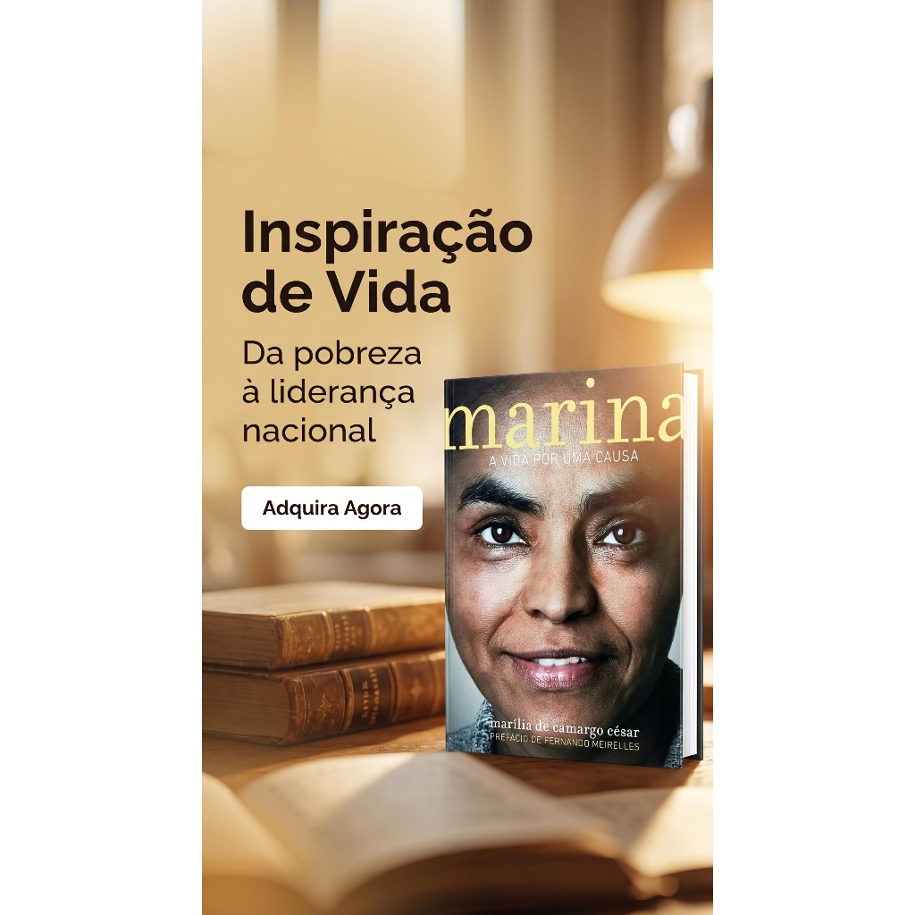 Livro: Marina: A vida por uma causa Ambiental (Meio ambiente) (Novo, Lacrado)