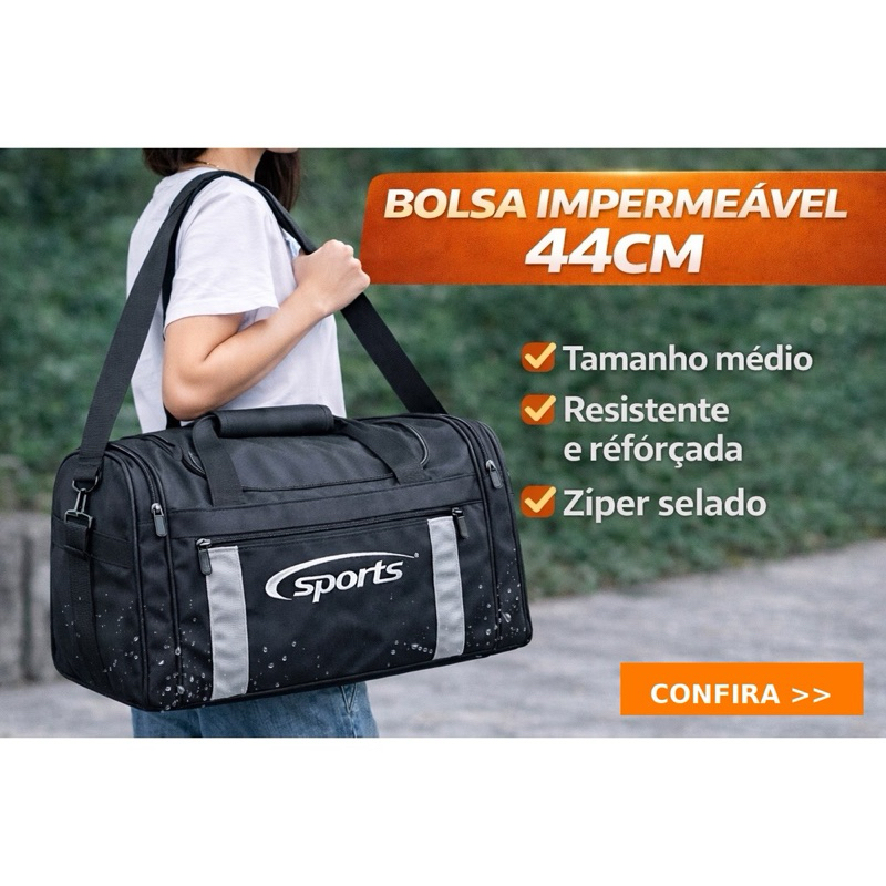 Bolsa De Viagem Transversal Impermeável