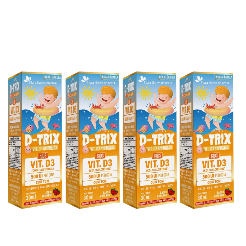 D-trix Vitamina D3 Em Gotas Baby & Kids 500ui Por Gota