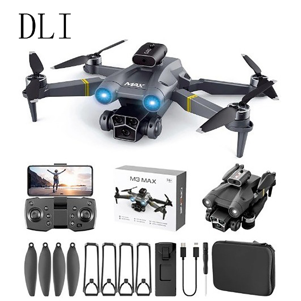 DLI Drone Com Câmera Dual Dobrável E Desvio Obstáculos Drone Dobrável Para Fotografia Aérea HD