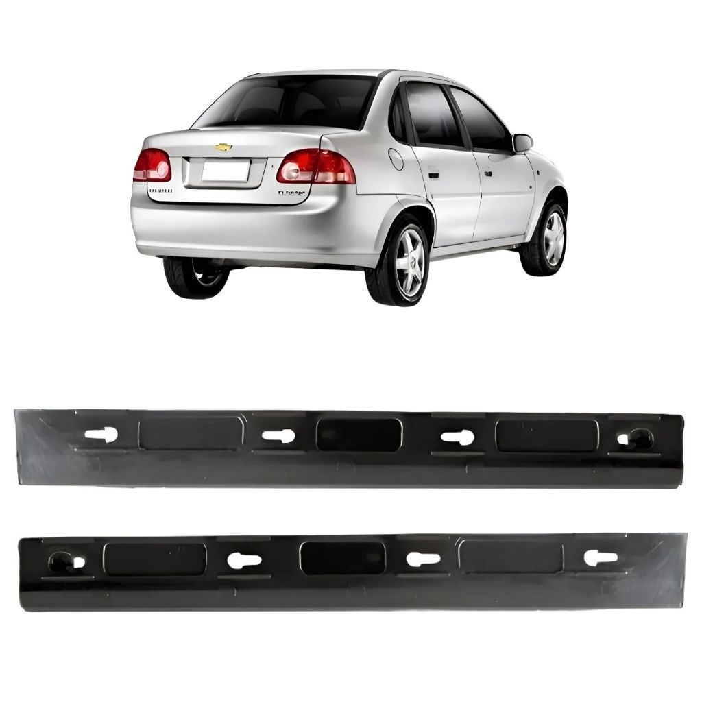 Guia Suporte Para-choque Traseiro Novo Corsa Classic 2011 a 2018