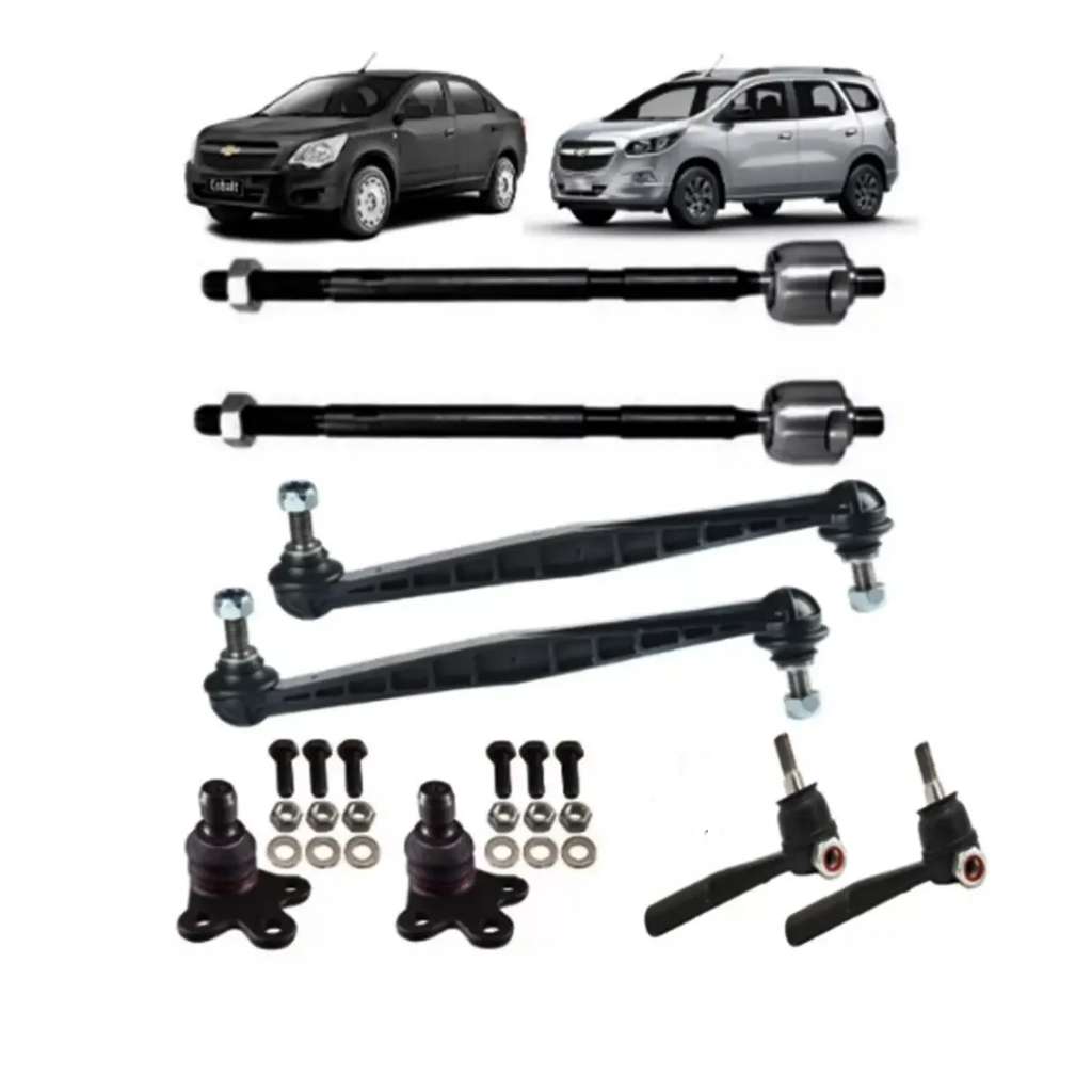 Braço Axial Terminal Direção Pivo Bieleta Gm Spin - Cobalt 2017 - 2018 - 2019
