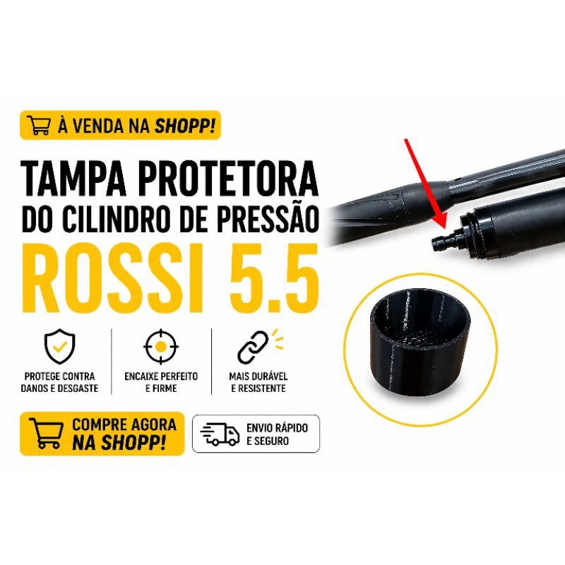 Tampa Acesso Enchimento do Cilindro de Pressão Rossi Dione PCP 5.5 Protetora Válvula