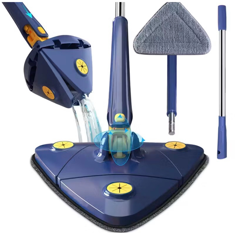 Mop Limpeza Giratório 360° com Microfibra para Todas as Superfícies