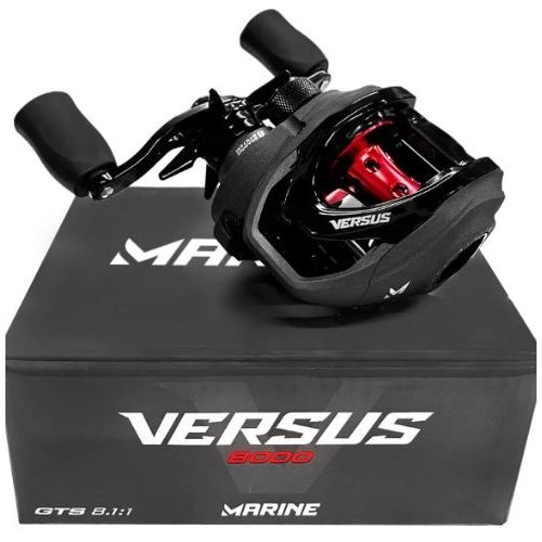 Carretilha Marine Versus 8000 GTS Lado esquerdo