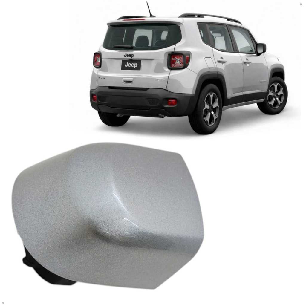 Prolongador Maçaneta Porta Externo Jeep Renegade 2018 2019 2020 2021 2022 2023 2024 2025 2026 Prata