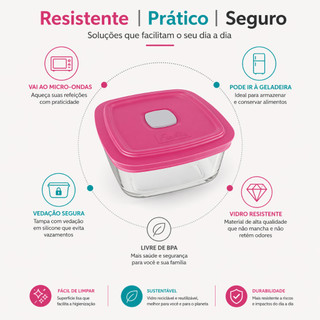 Pote De Vidro Com Tampa Marinex Pote Hermetico Vidro 500ml Tigela de Vidro Marmita De Vidro 500ML
