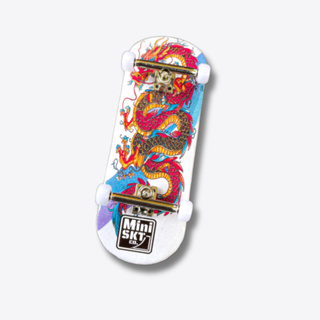Fingerboard 36 ou 34mm Skate de Dedo Profissional Mini SKT Co. modelo "Oriental Dragon" Roda Rolamentada Deck Maple em Oferta na Shopee