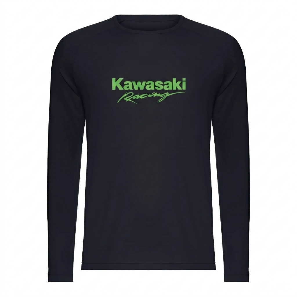 Camisa de Proteção Uv Moto Estampa Kawasaki Racing Blusa Solar Motociclista Camiseta Manga Longa Ninja Versys