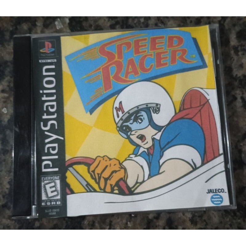 Jogo Do Playstation 1 Ps1 Speed Racer Mídia Física Prata Prensada De Época