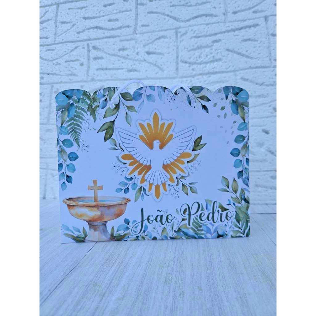 SACOLA PERSONALIZADA PEGUE E MONTE EUCARISTIA/PRIMEIRA COMUNHÃO -PARA FESTA, ANIVERSÁRIO, LEMBRANCINHA