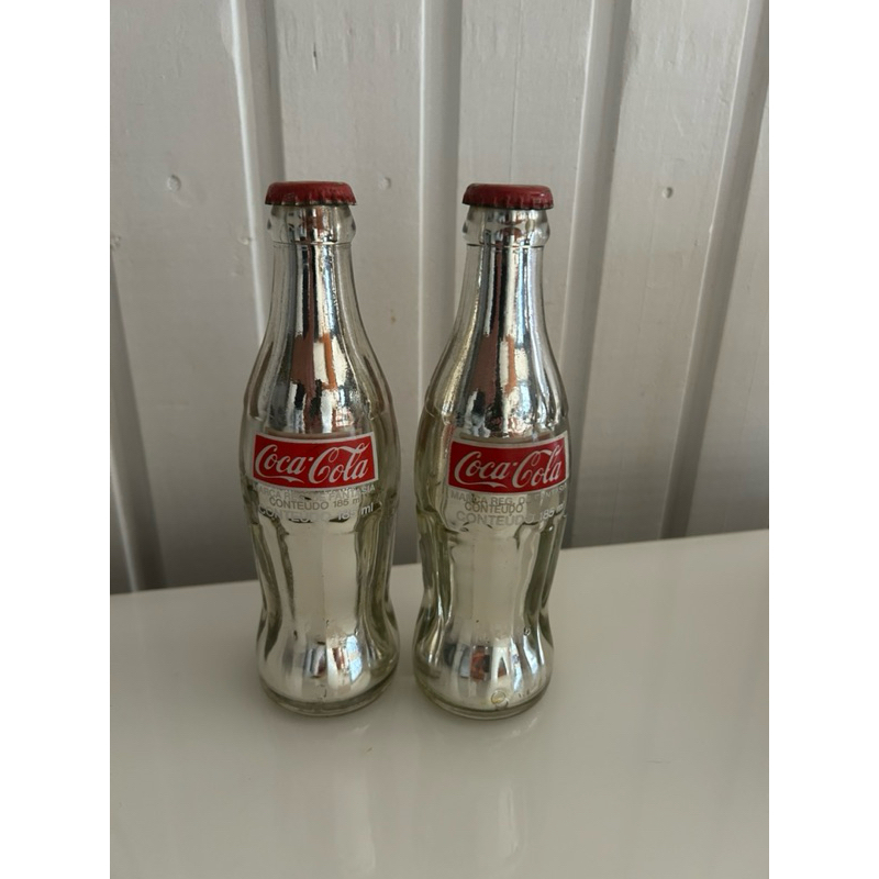 Garrafa Edição Especial Coca Cola Prateada Antiga