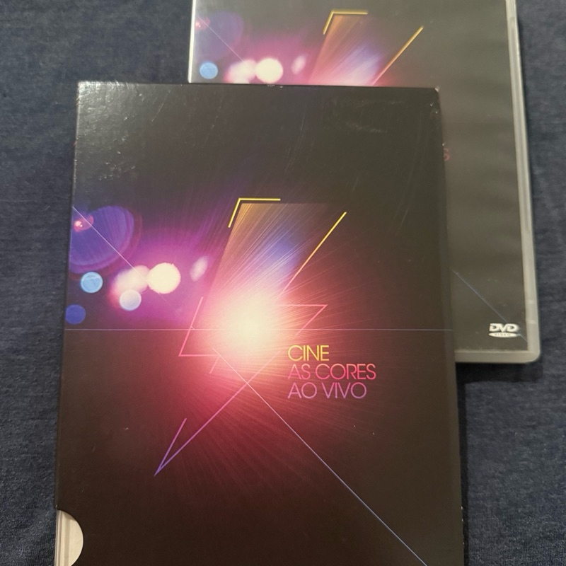 dvd banda cine - as cores ao vivo (capa normal + digipack)