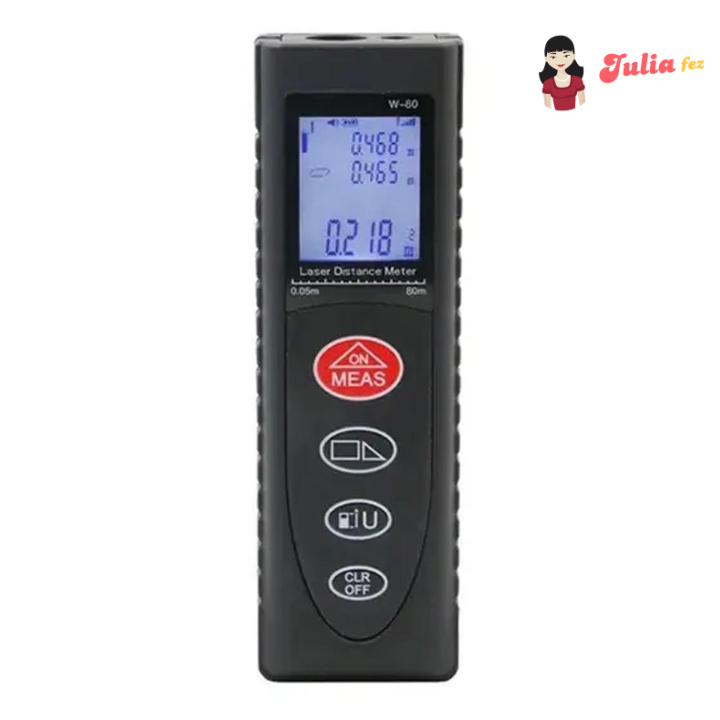 Trena A Laser Medidor Distância Profissional Até 80 Metros Durawell