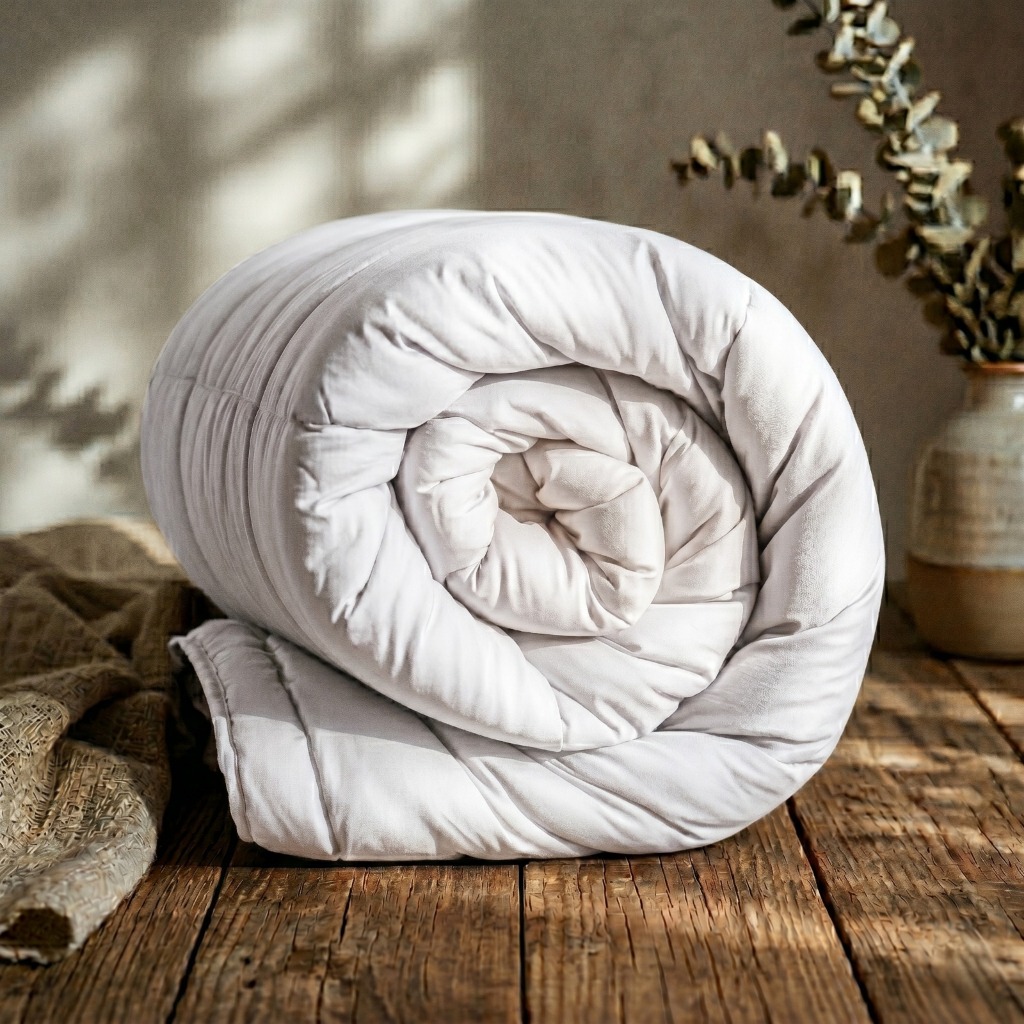 Edredom Ultra Soft Casal Queen Percal 400 Fios  Dupla Face Toque de Plumas Fresco Respirável