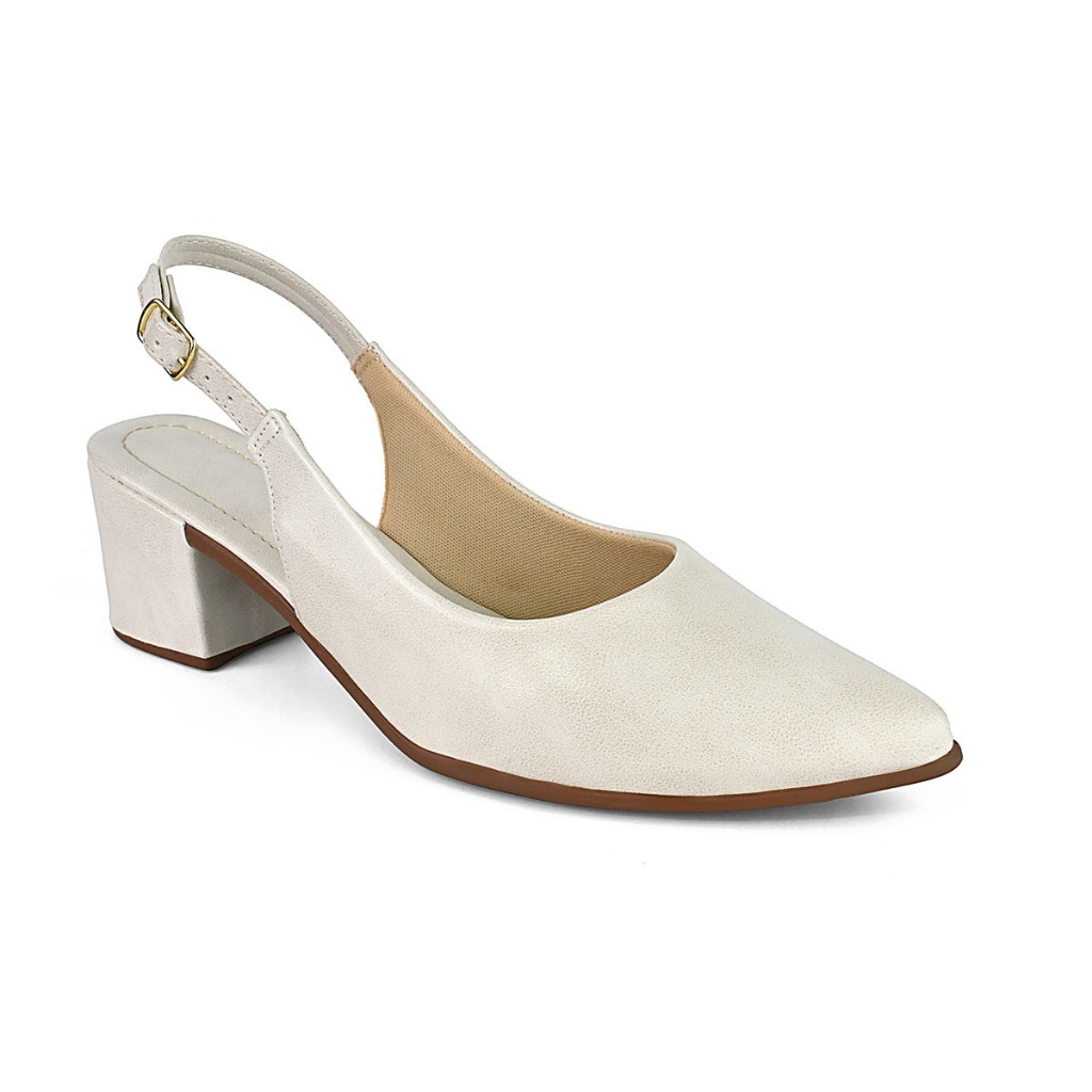 Scarpin Feminino Salto Grosso 5 cm Atemporal Coutti