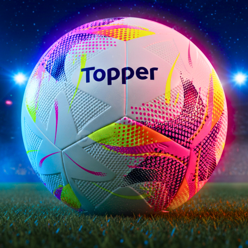 Bola de Futebol campo Grama Natural Suiço Treino Licenciada Oficial Original Slick Cup Premium