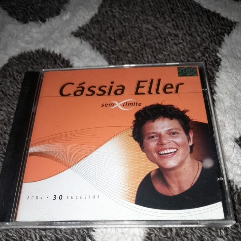 CD ORIGINAL  - CÁSSIA ELLER "Sem Limite" de época NACIONAL/ACRÍLICO/DUPLO/EXCELENTE/RARO