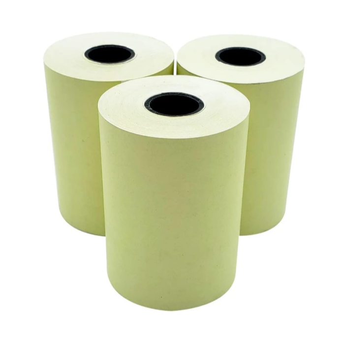 Kit 10 Bobina Térmica 57x22mm Não Adesivo Branco Rolo com 60 Metros Para Mini Impressora Portátil