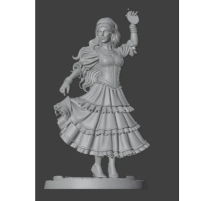 Imagem em Miniatura de Cigana ( modelo 8) -  SEM PINTURA